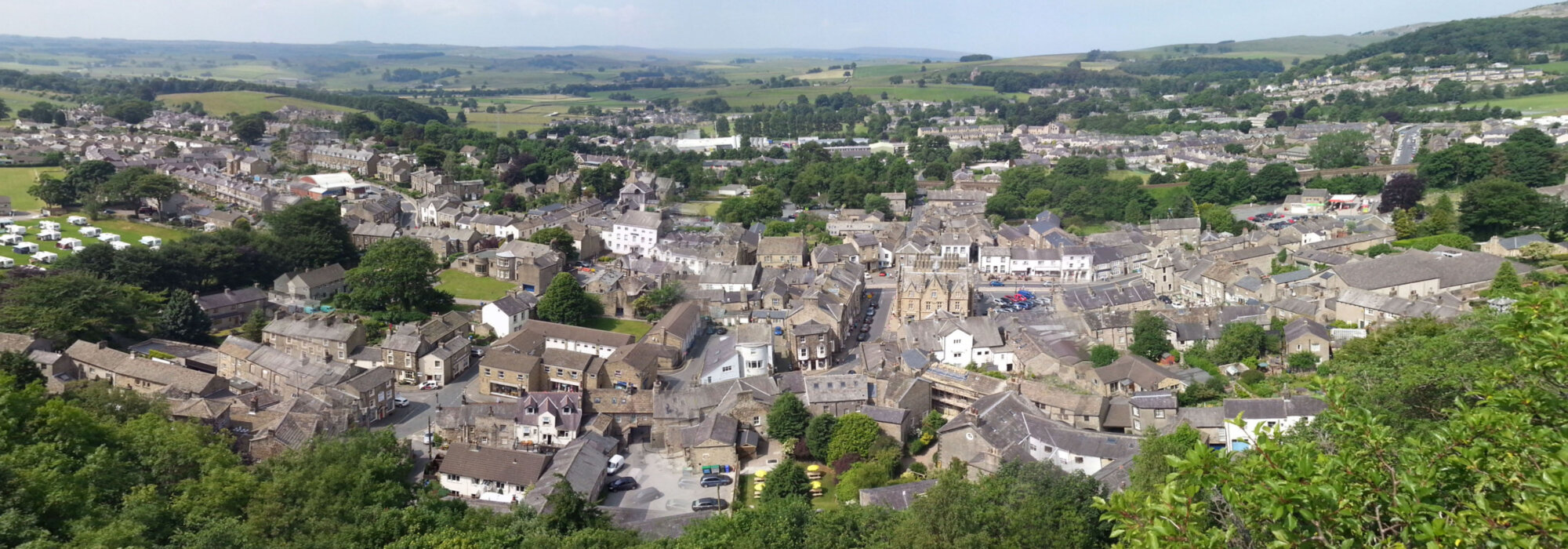 photo looking out across Settle