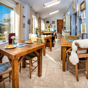photo of the tea room at middle studfold farm