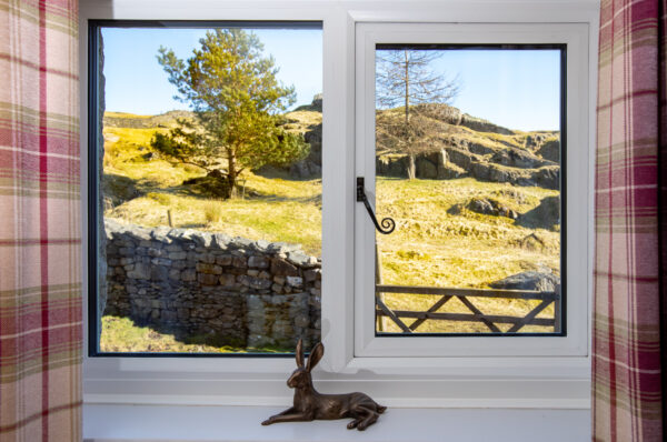 photo of the view from the malham suite